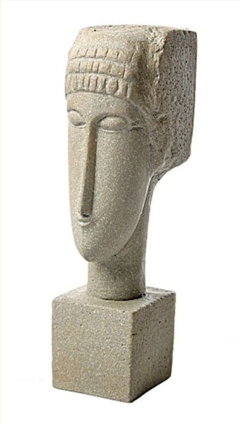 Amedeo Modigliani Cubic Head Sculpture Replica Statue Cubists Artist